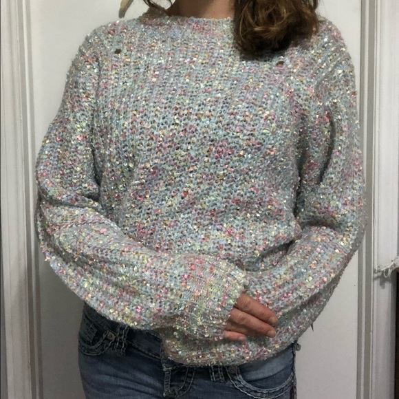 Bulky cropped sweater - Picture 4 of 7